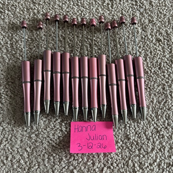 Colorful Beadable Pens Set - Picture 10 of 10